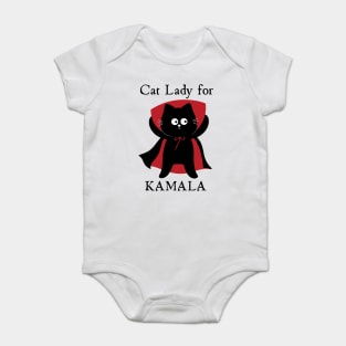 Cat Lady for Kamala Harris Halloween Baby Bodysuit